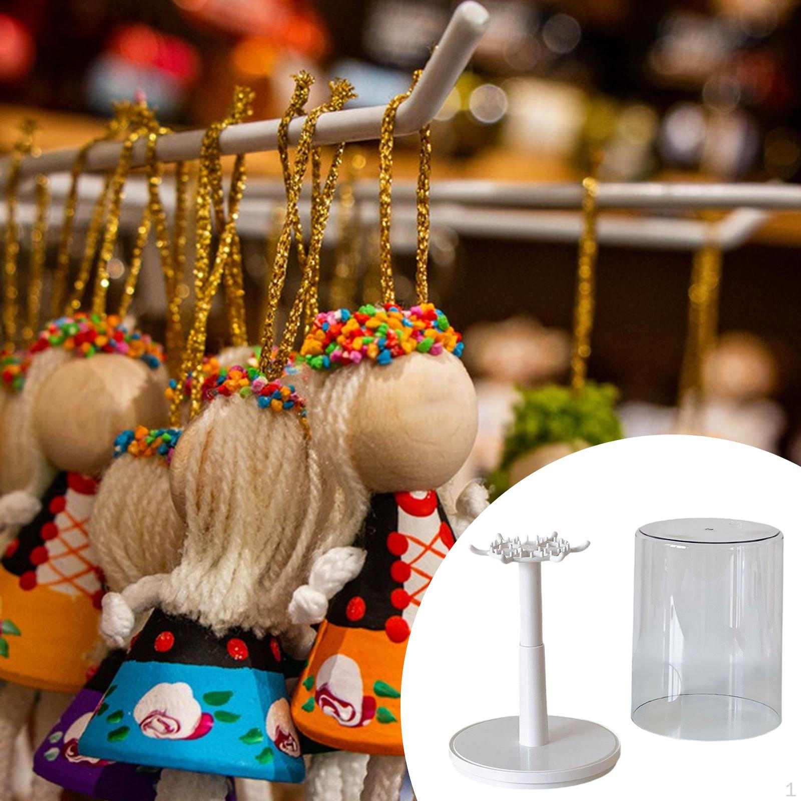 

Rotatable Display Case Container with Stable Base Storage Box Rack for Action Figures белый