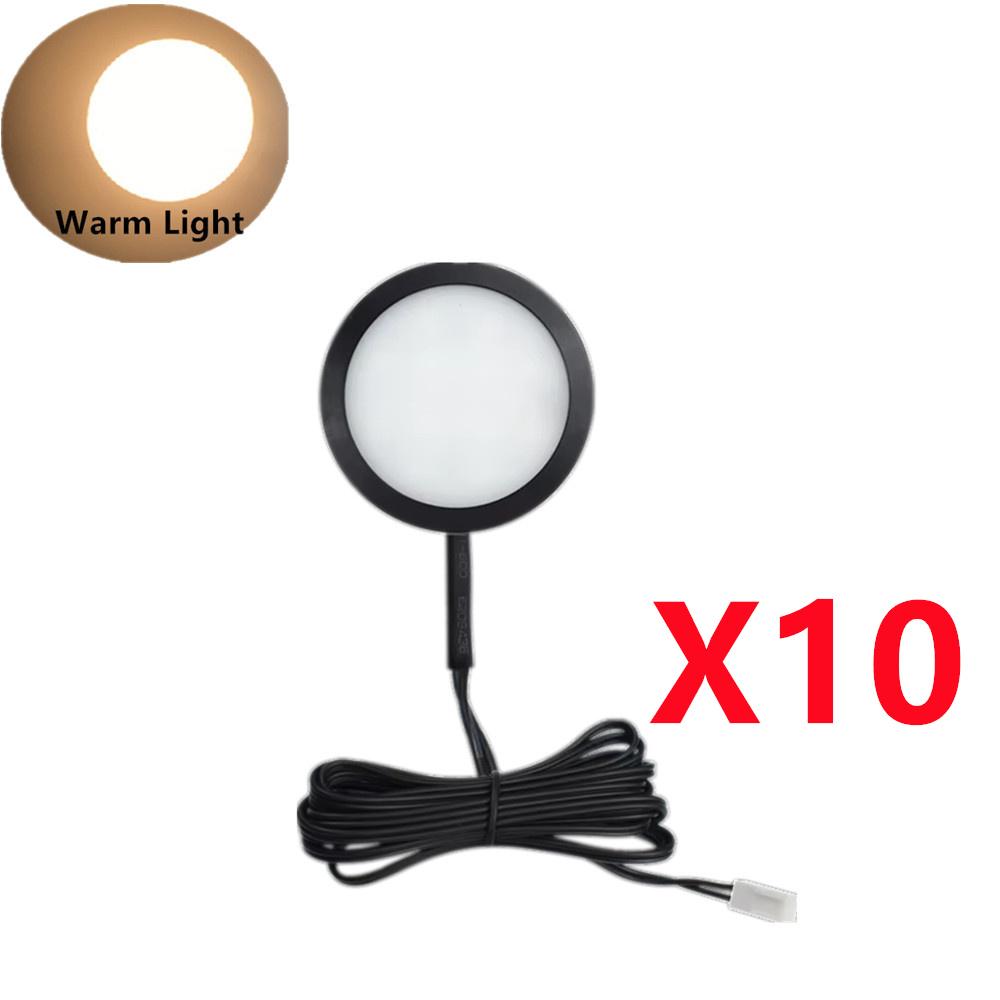 10PCS Car LED Interior Spot Light Down Ceiling Lamp 12V Camping Trailer Boat Lights for RV Trailer Caravan LED Reading Light