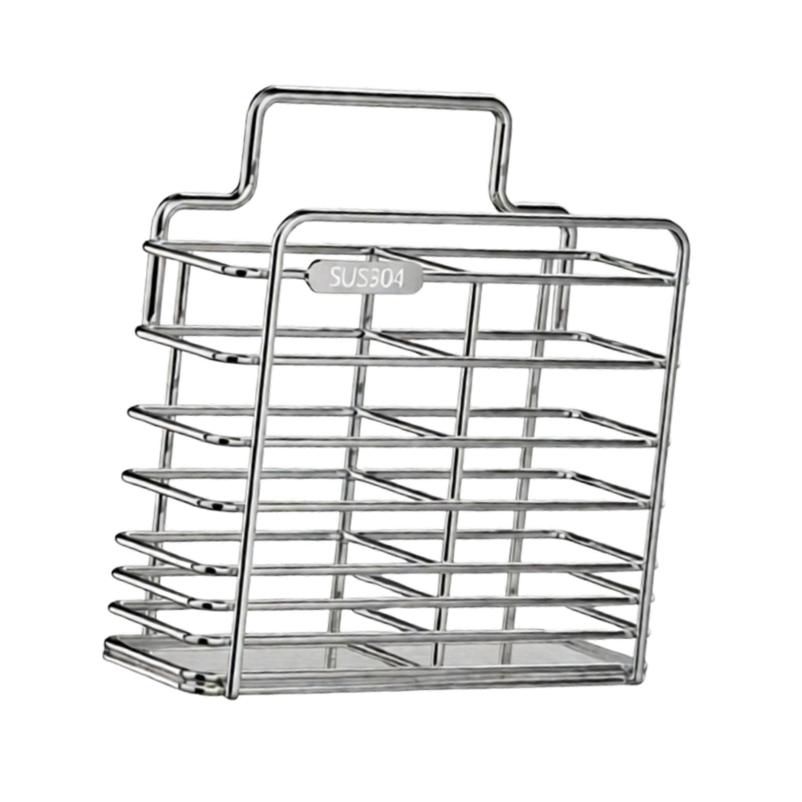 Chopsticks Holder Cutlery Holder Practical Versatile Utensil Cage Chopstick Basket Cutlery Storage Organizer for Knives Cookware серебряный 5560₽