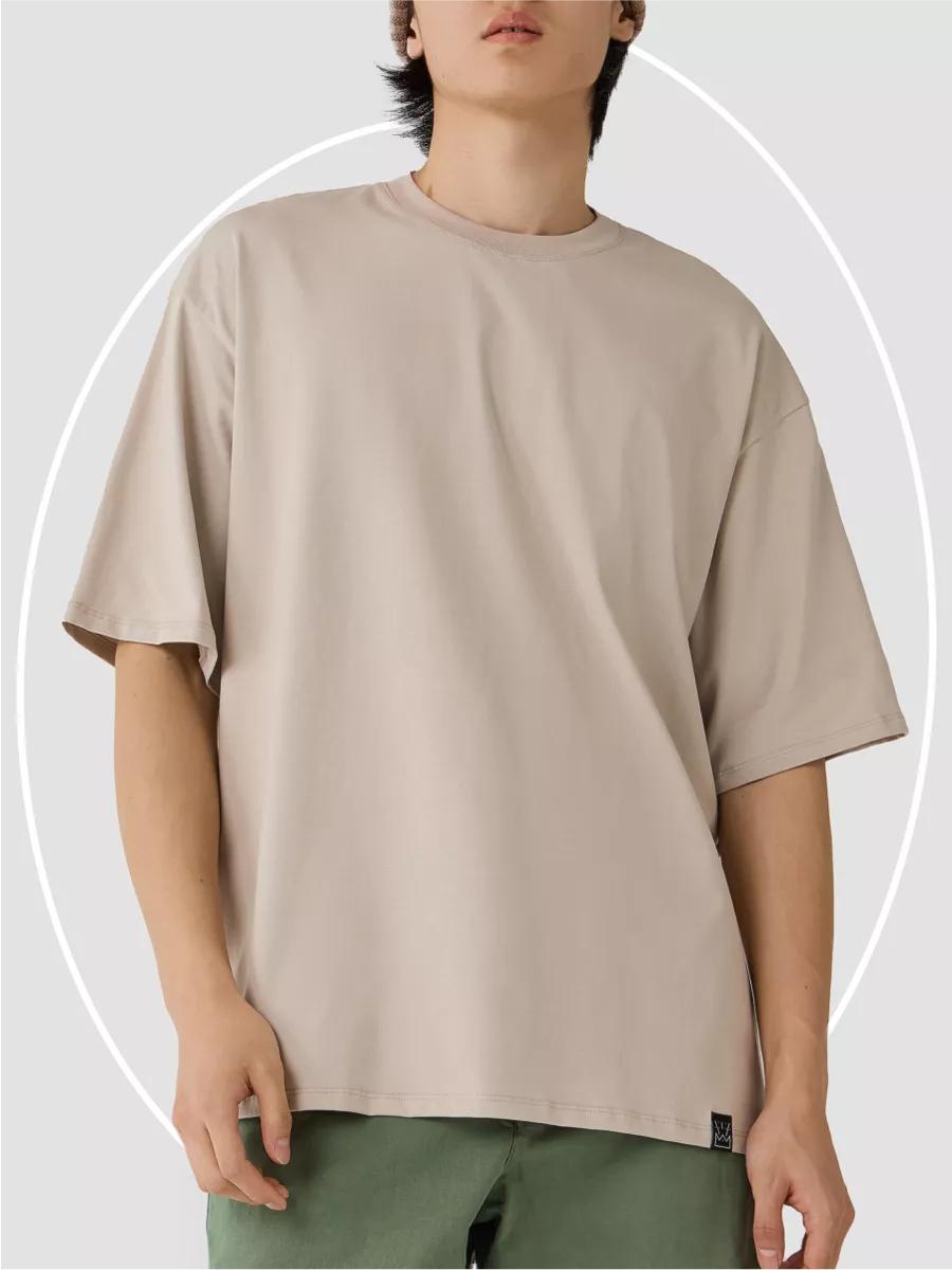 Oversized solid y2k cotton T-shirt L