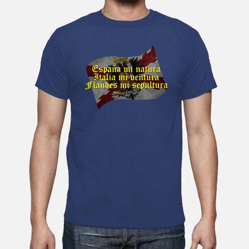Lema Tercios Españoles Men TShirt Short Sleeve Casual 100 Cotton ONeck Summer Harajuku Shirt S