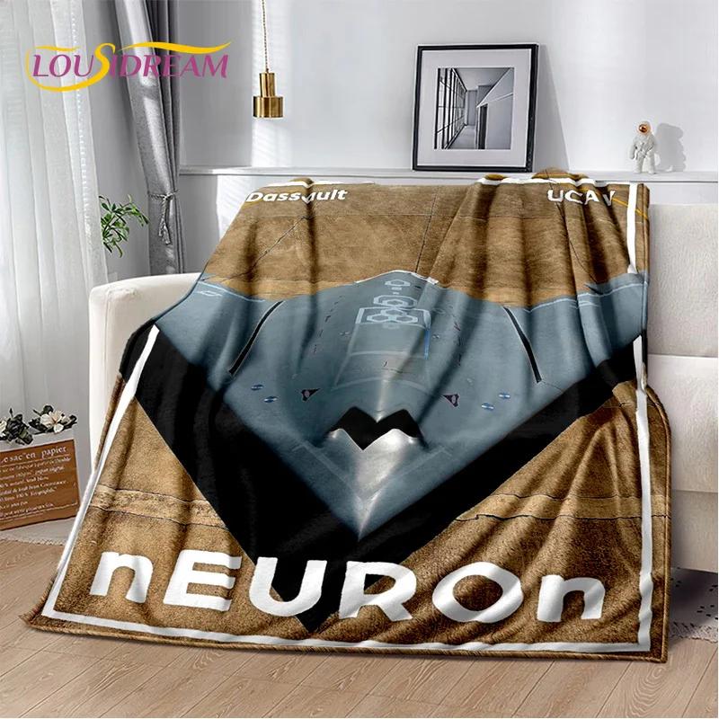 3D Air Force Jet Fighter Spitfire Aircraft Blanket,Flannel Soft Throw Blanket for Home Bedroom Bed Sofa Picnic Office Kids Cover