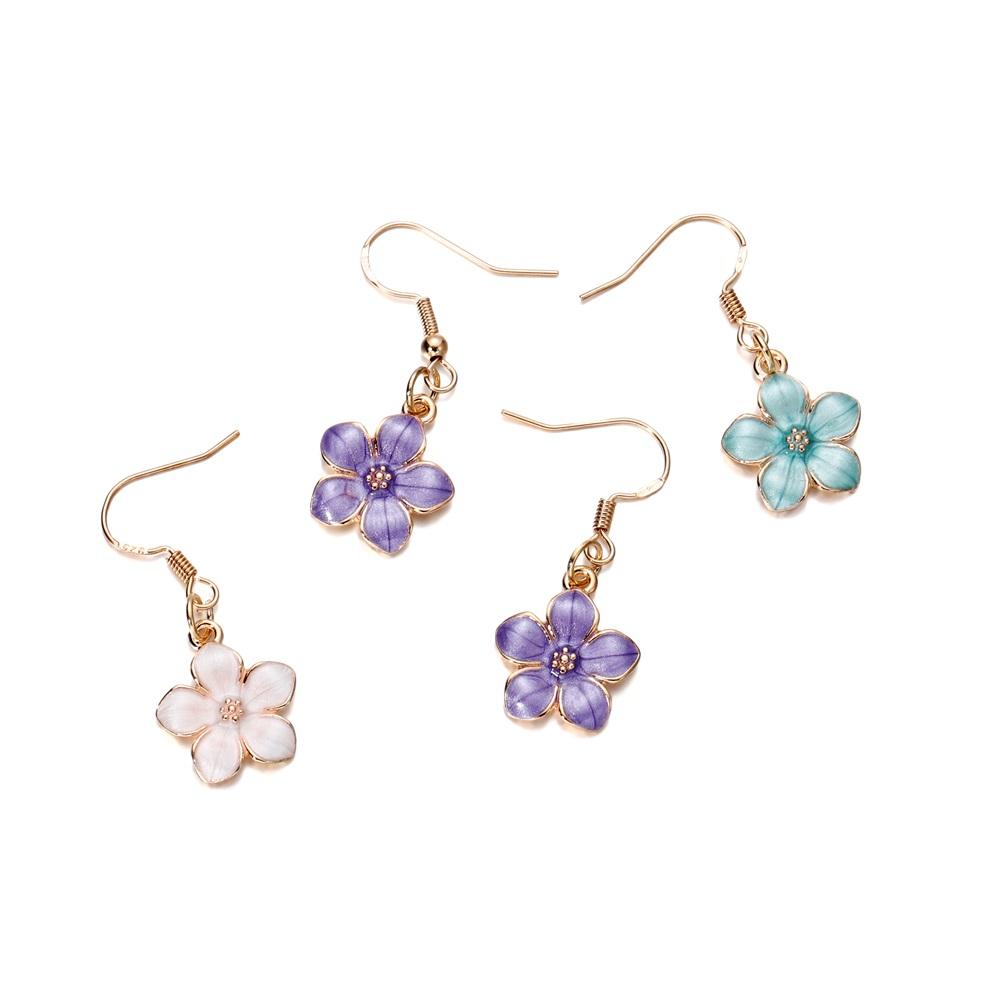 10pcs/bag Colorful Flower Heart Charms Pendants Enamel Metal Necklace Bracelet Charm For DIY Jewelry Making Supplies Accessories