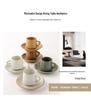 Exquisite Japanese Ceramic Espresso Cup and Saucer Set, 90ml Capacity