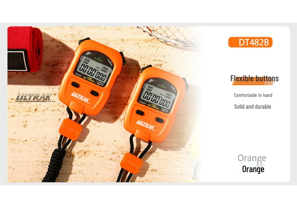 Professionel Elektronisk Stoppeklokke til Træning og Konkurrence - Ideel til Studerende, Dommere og Atletik (Model: DT482)
