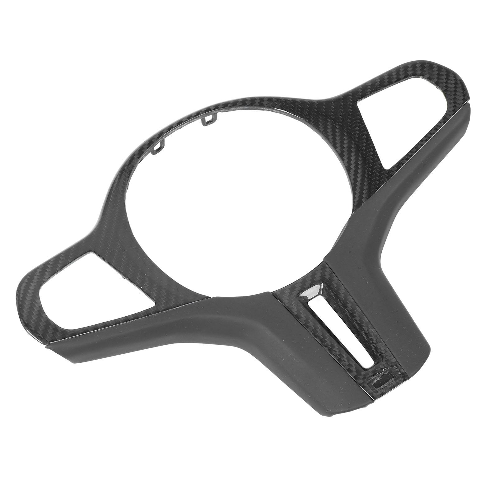 

Car Steering Wheel Frame Cover Trim Sticker Decoration Carbon Fiber Nappa Leather for M2 M3 M4 G87 G80 G82 Without