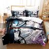 Black Rock Shooter Bedding Set Single Twin Full Queen King Size Bed Set Aldult Kid Bedroom Duvetcover Sets Anime Bed Sheet