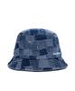 BLACKBLOND Vividi Patchwork Denim Bucket Hat (Blue)