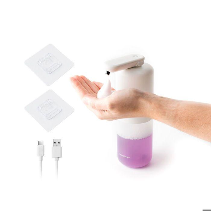 Distributeur de Savon Automatique - InnovaGoods - Rechargeable - 350 ml - Touch Free - Design Moderne