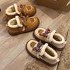 Thickened Thick-soled Cute New Cotton Shoes Warm and Non-slip Winter Snow Boots Women's Velvet Pedal