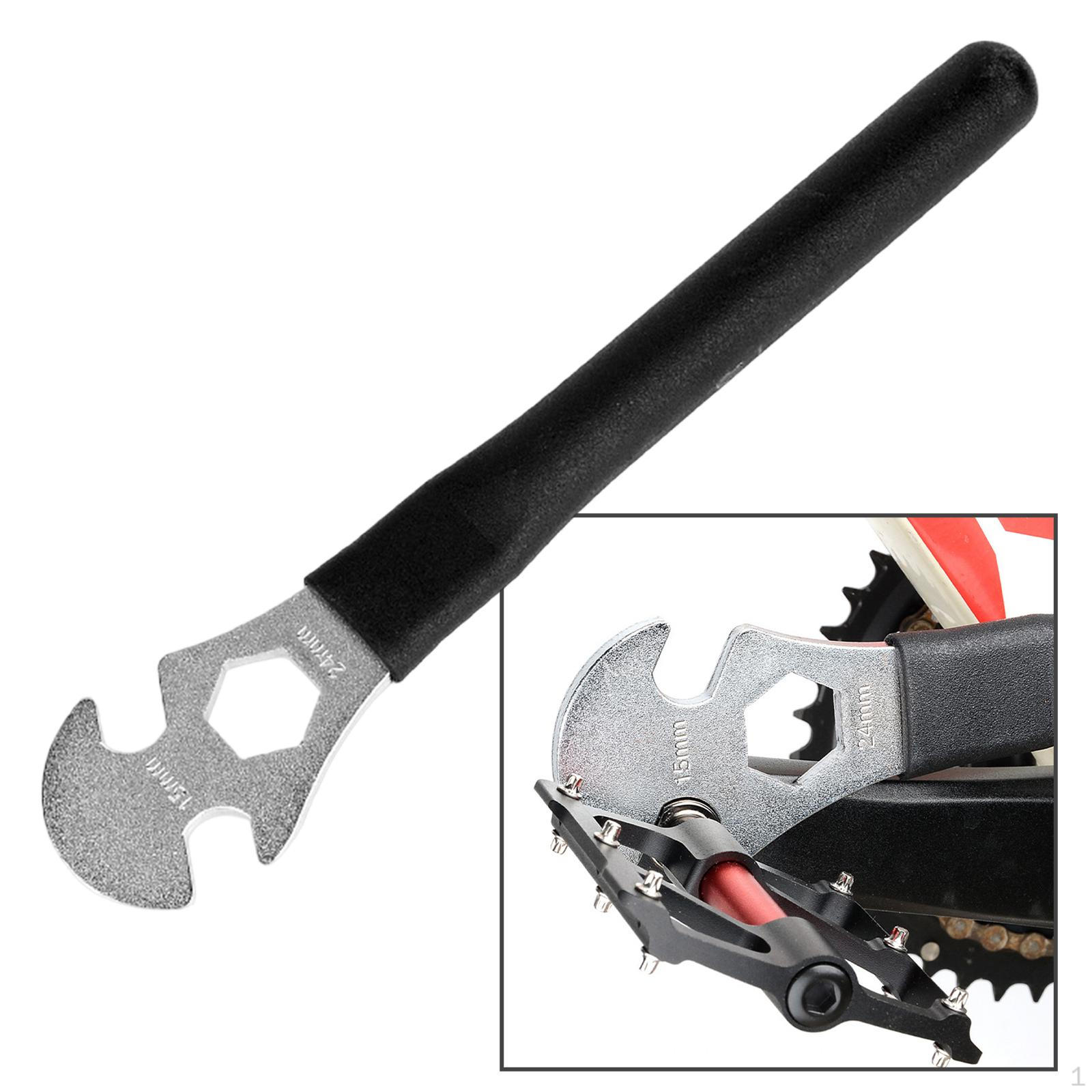 Pedal Wrench Accessory Multifunctional Heavy Duty Replacement Steel Shop Tool