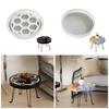 Handcraft Own Resin Art with Our Sturdy Silicone Mold Home Accessory for Creating Bespokes Circular Tabletop Decoration