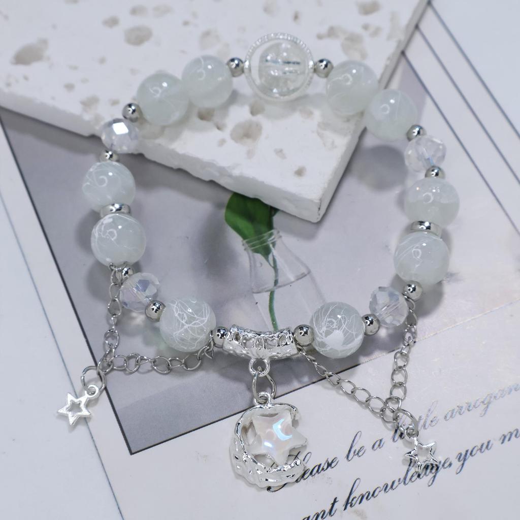 Mori Style Mermaid Crystal Bracelet – Versatile Niche Design for Women, Ideal for Students and Best Friends