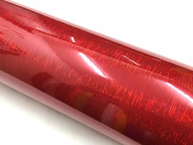 

Пленка для оклейки автомобиля с покрытием 152см x 30см Красная шлифованная [Majola Brushed]