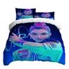 Duvet Cover Printed With Christmas Decoration Super Soft Brushed Microfiber Double Bed Comfortable Set With Zipper Closure And 2 Pillowcases