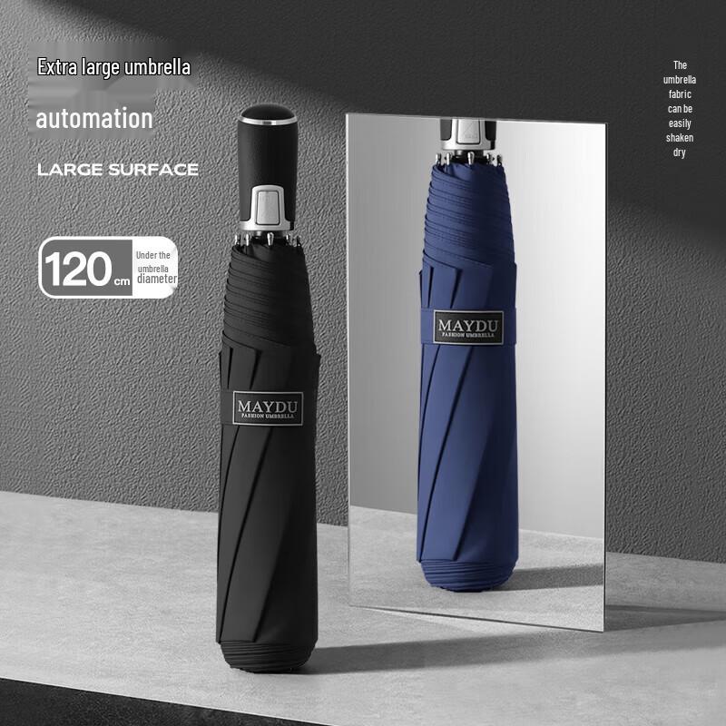 Meidu M3396A Large Automatic 3-Fold Windproof Umbrella