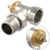 Brass Angle Valve Thermostatic Regulating Valve Brass Thermostatic Angle Valve DN15/DN20 with Adjustable Temperature Features