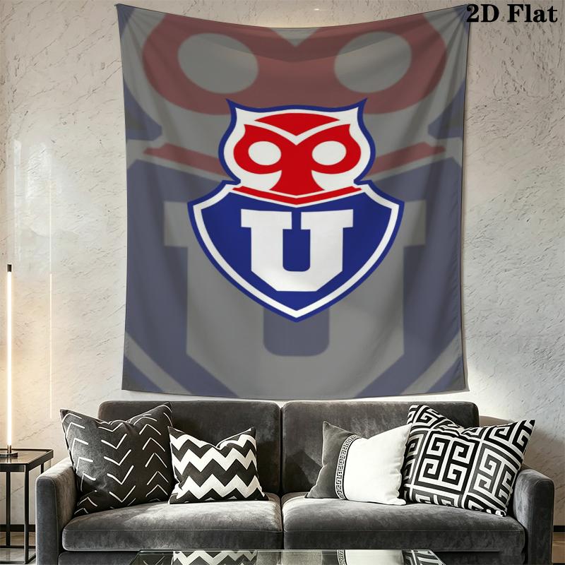 Universidad de Chile Wall Tapestry Aesthetic Wall Hanging Printed Fabric Blanket Decorative Tapestries for Bedroom Living Room Home Decor