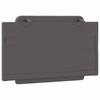 Headboard Cushion  Zadar  Grey 80 cm Faux Leather