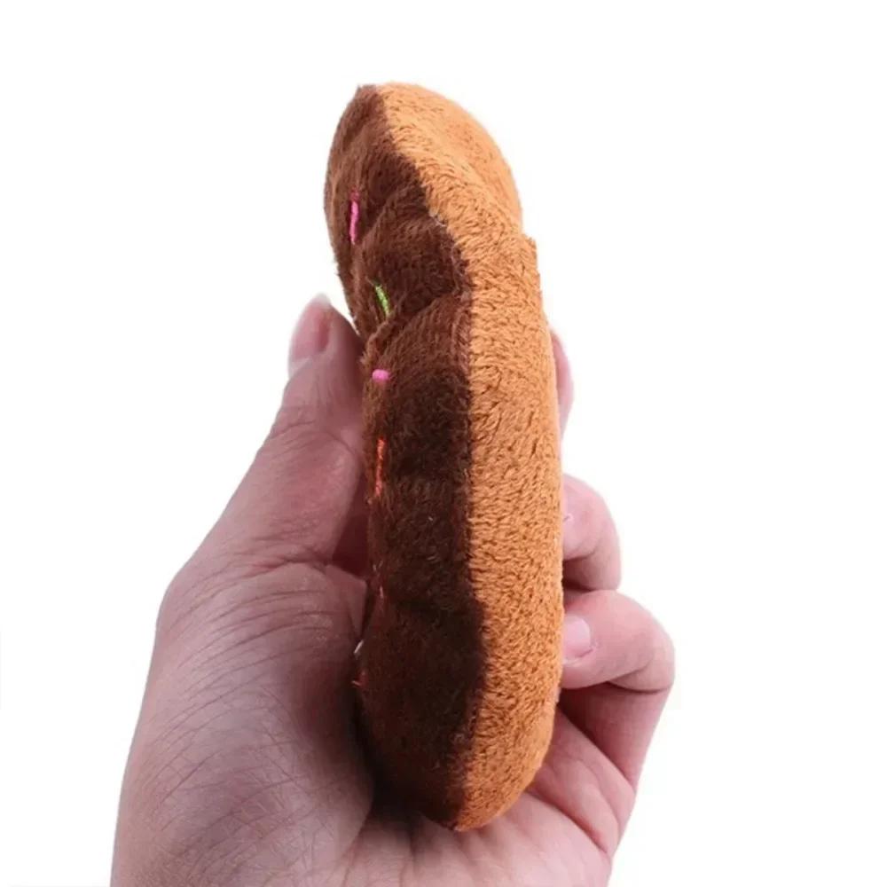 Morbidi Ciambelle Peluche Giocattoli per Animali Domestici per Cani Giocattolo da Masticare Cucciolo Carino Giocattoli Sonori Squeaker Cucciolo Divertente Cane Piccolo Medio Interattivo