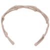 Compact Folding Headband Retractable Pocket Headband Hair Hoops Headpiece for GirlsKhaki