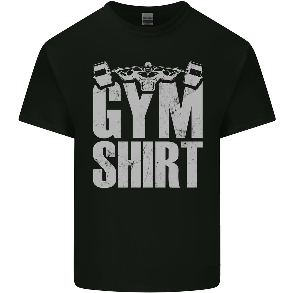 Gym Training Top Bodybuilding Weightlifting Unisexs Light Cotton TShirt