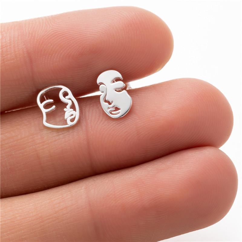 

Панк Серьги из стерлингового серебра 925 пробы с медью, Спортивные циркониевые серьги-пусеты в форме футбола, волейбола, регби, балета для подростков, фитнес-подарок