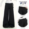Beautiful Wardrobe Women's High-Waist Wide-Leg Draped Commuter Trousers
