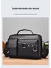Hochwertige Herren-Crossbody-Tasche aus PU-Leder für Pendler