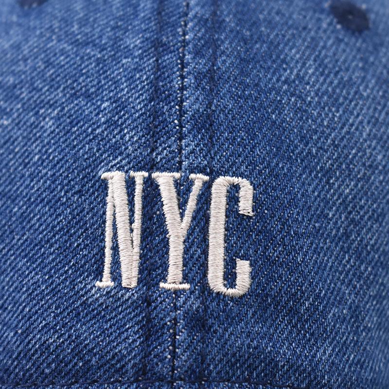 Korean version NEW YORK letter embroidered baseball cap men's and women's spring, summer and autumn personalized sunshade cap
