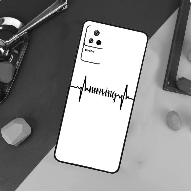Nurse Heartbeat Case For Xiaomi 15 14 13 Ultra 11T 12T 13T 14T Pro POCO X7 Pro X3 X5 X6 F5 F6 M6 Pro Funda
