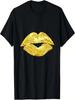 Sexy Damen Grafik Lippen, Damen Illustration Grafik Lippen T-Shirt