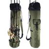 Waterproof Fishing Rod Bag Multifunctional Foldable Cylindrical Multiple Pockets F86 Storage Bag