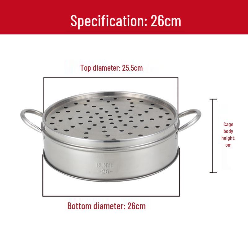Compact Stainless Steel Steamer for Buns and Dumplings