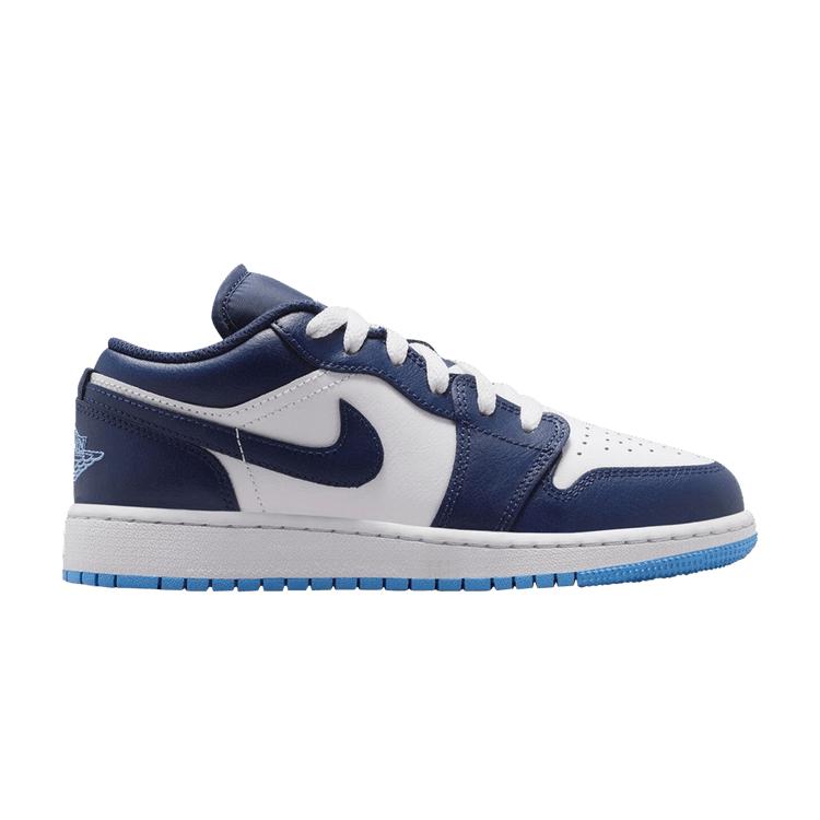 Кроссовки Air Jordan 1 Low ALT GS Midnight Navy University Blue Унисекс Белый 553560404 35.5