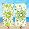Towel Apple Green K-KittyS-ES Textile H-HelloS-ES Bathrobe Beach Quick-Drying Lightweight Portable Camping Swim SRO Pool Travel