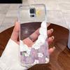 For Samsung Galaxy S5 SV GT-I9600 G900F S5 Neo Silicone Aesthetic Fashion Cute Cat Soft TPU Back Cover Transparent Phone Case