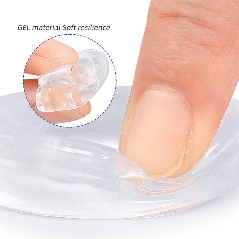 4Pcs Waterproof Toe Cushions Oval Gel Callus Pads From Rubbing Reusable Foot Corn Sticker Calluses Protector