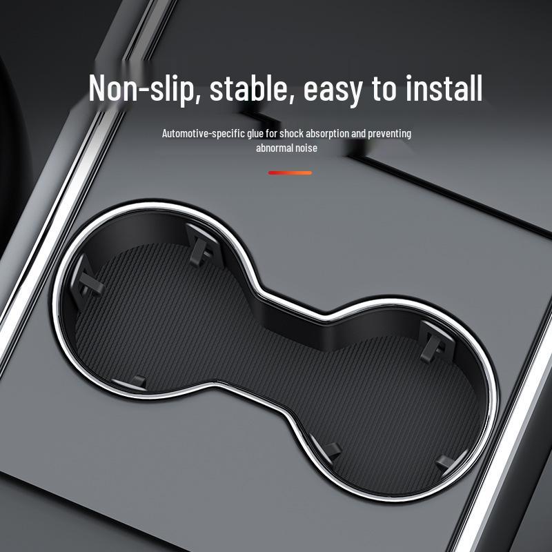 Universal Car Cup Holder Ashtray Clip with Storage Slot