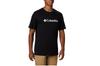 Columbia CSC Basic Logo SS Tee, T-shirt noir pour homme
