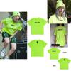Billie Eilish Print Short Sleeve Crew Neck Tshirt For Women Summer Tops In Fluorescent Green