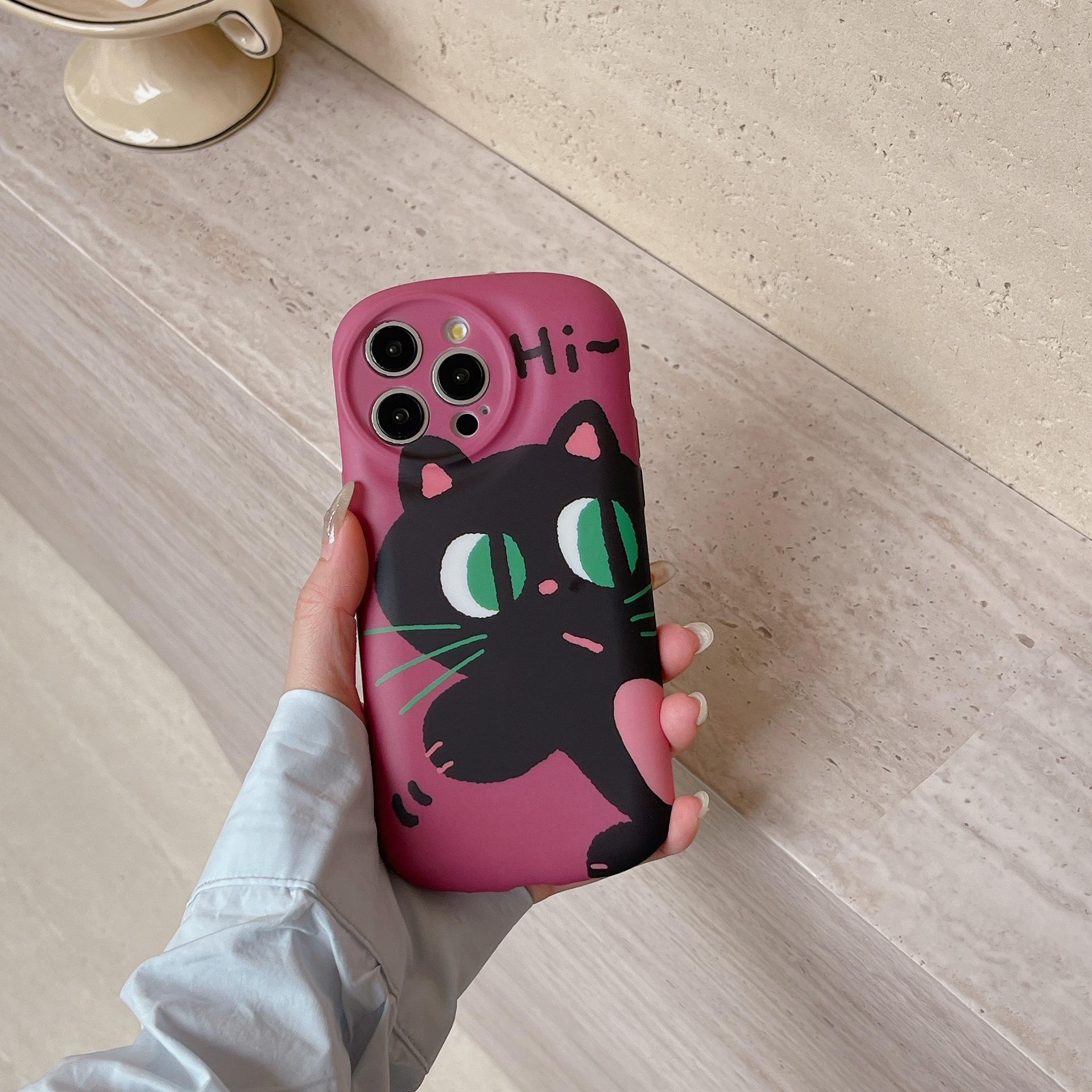 

Cute and Funny Cat Case for iPhone 17 Pro Max, Apple 16, 15 Soft Case, 14/13 Matte Case 17Pro max(without Packagi