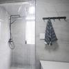 Con Ganchos Cortina de Baño Transparente Forro Ojales Metálicos Cortina Divisoria para Bañera Baño