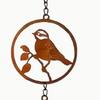 Handmade Bird Hanging Art Weatherproofed Outdoor Decoration Rustproof Hanging Art For Balcony Garden