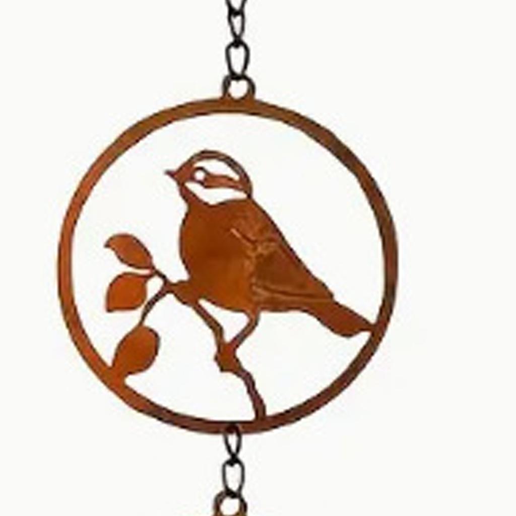 Handmade Bird Hanging Art Weatherproofed Outdoor Decoration Rustproof Hanging Art For Balcony Garden