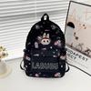 School Bag Backpack New Large-capacity Cartoon Cute Rabub Printing Lightweight Burden Reduction Spine Bag