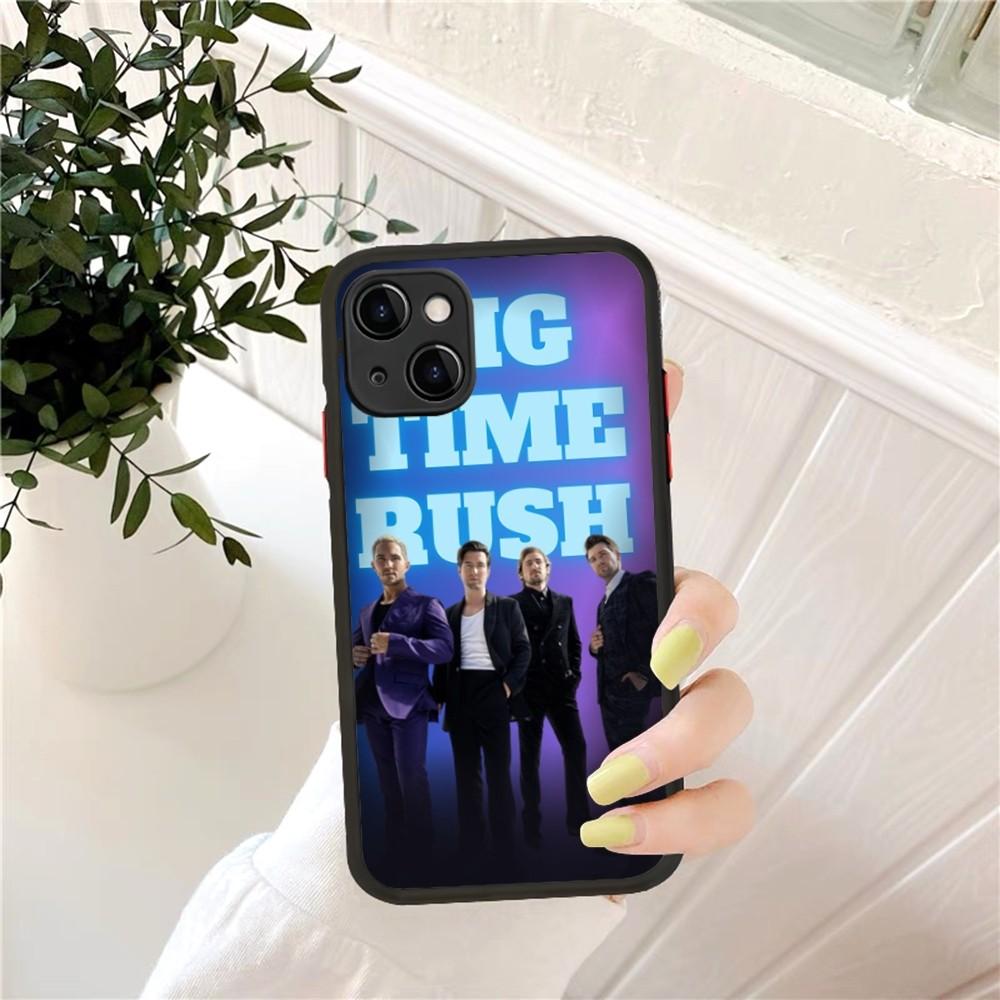 Band Big Time Rush Handyhülle Für IPhone 14 X XR XS 7 8 Plus 11 12 13 Pro MAX 13mini Matt Stoßfeste Hülle