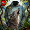 New Animel Lion Tiger 3D Graphic Hoodies Fashion Hip Hop Men And Women Casual Sweater Hoodie Mens Clothes Tops Pullovers Coat