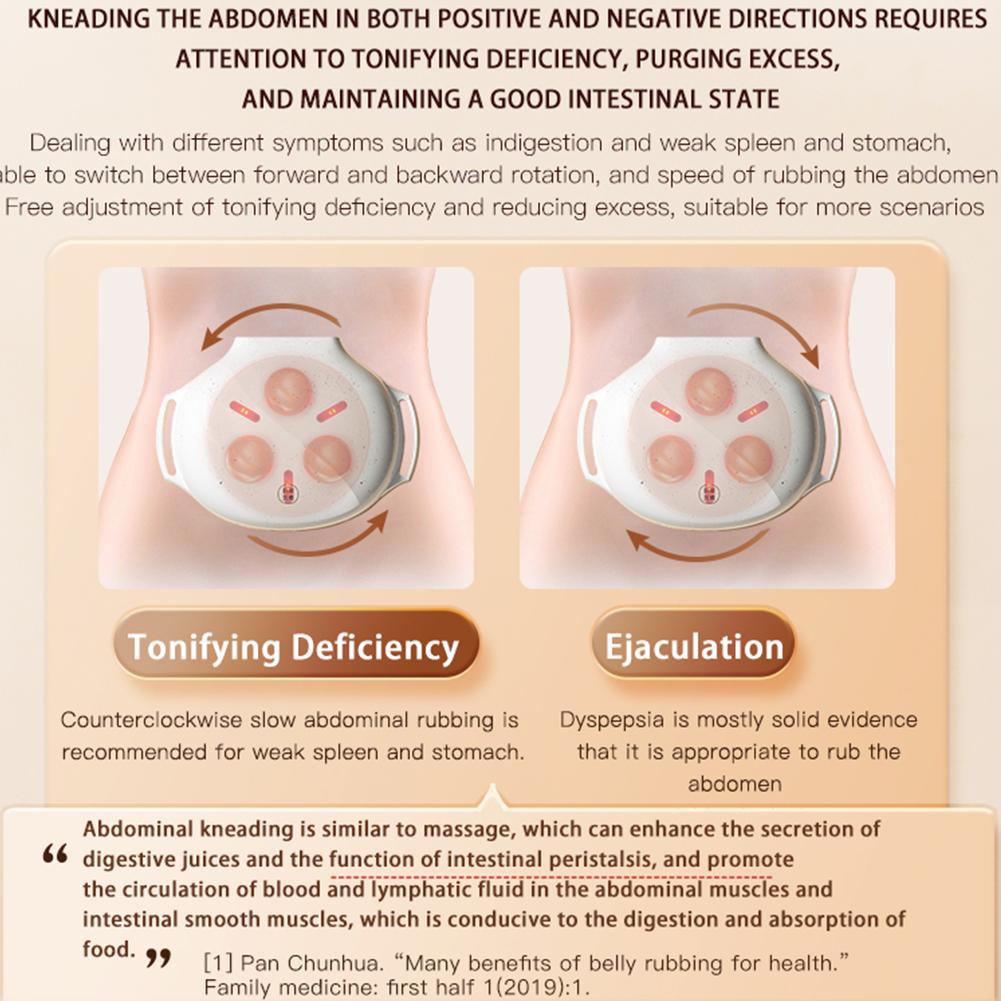 Bian Stone Tummy Kneading Instrument Multi-Function Wearable Cellulite Massager Portable Lymphatic Drainage Massager for Women