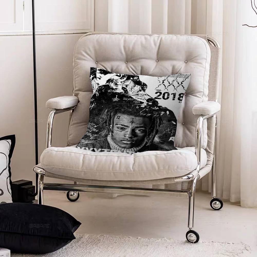 Hip Hop Z-XXXTentacion Personalized picture text home decorative pillows Household Gifts 45x45cm